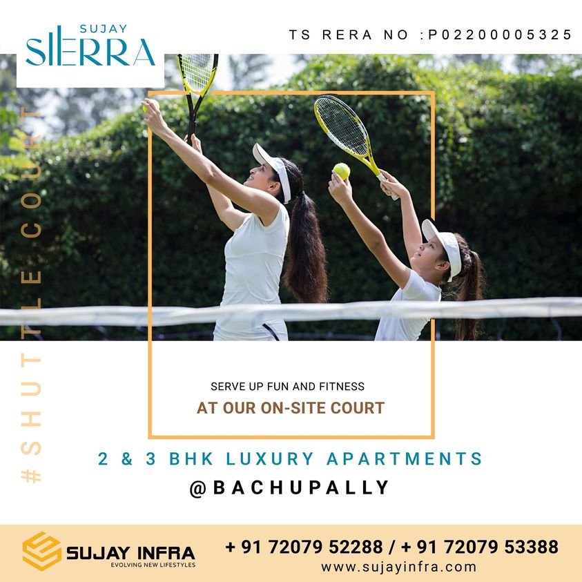 Gated community apartments in bachupally | Sujay Infra,Hyderabad,Real Estate,For Sale : House & Apartment