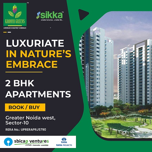 Discover a luxury ultra  2BHk & 3 Bhk Apartments in Noida extenstion,Greater Noida west,Real Estate,For Sale : House & Apartment