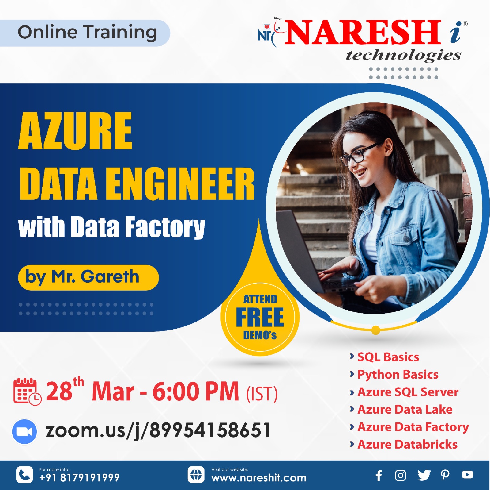 Best  Azure Data Engineer Training in Ameerpet Naresh IT,Hyderabad,Educational & Institute,Computer Courses