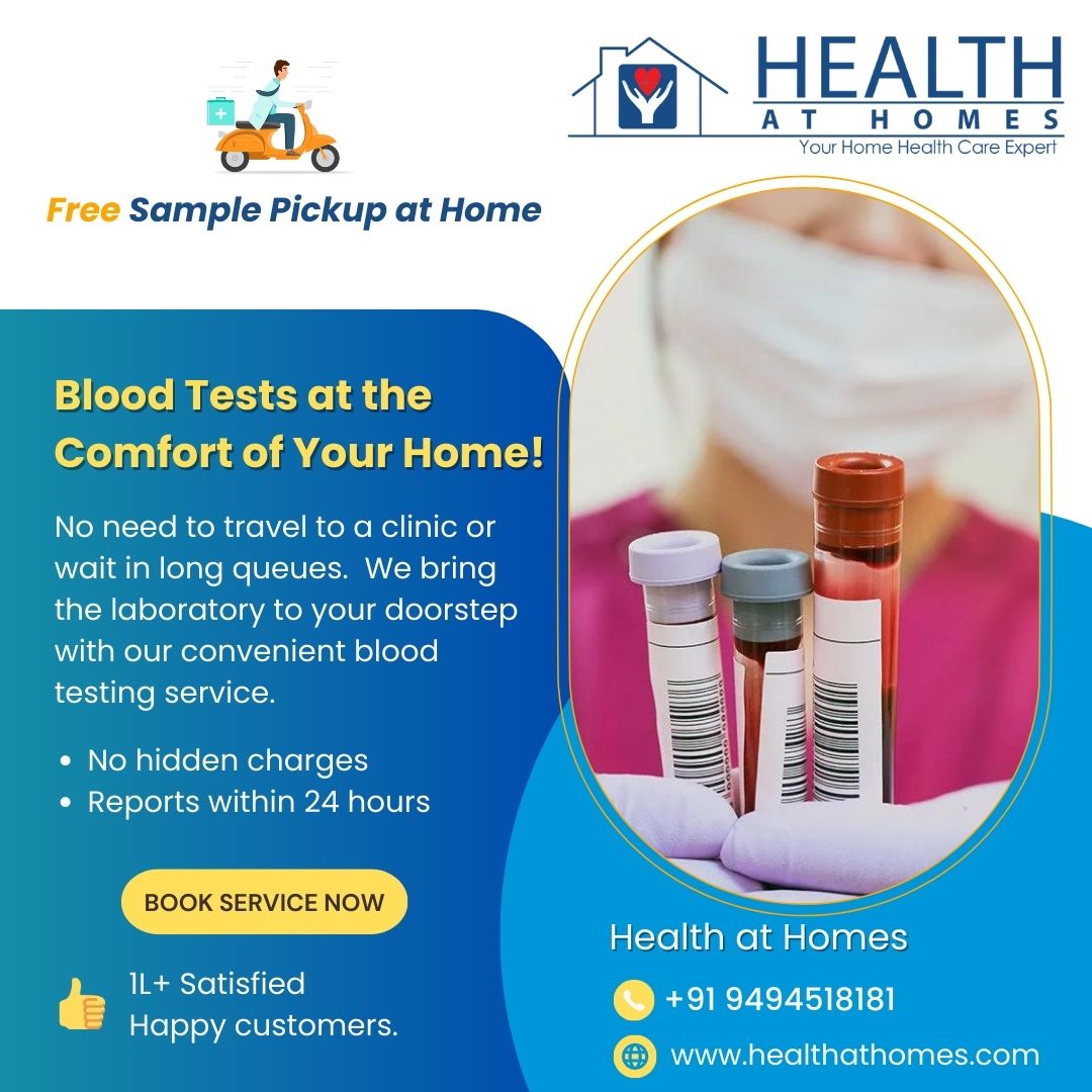 Blood Test Home Collection in Hyderabad,Hyderabad,Hospitals,Public Hospitals,77traders