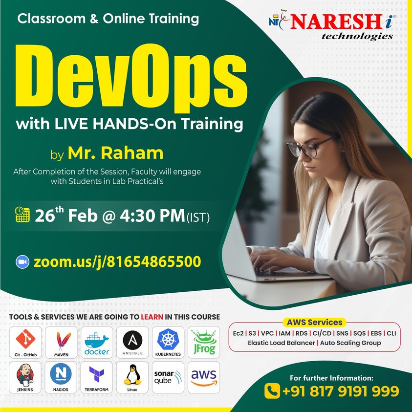 Best DevOps Online Training  - Naresh IT,Hyderabad,Educational & Institute,Computer Courses,77traders