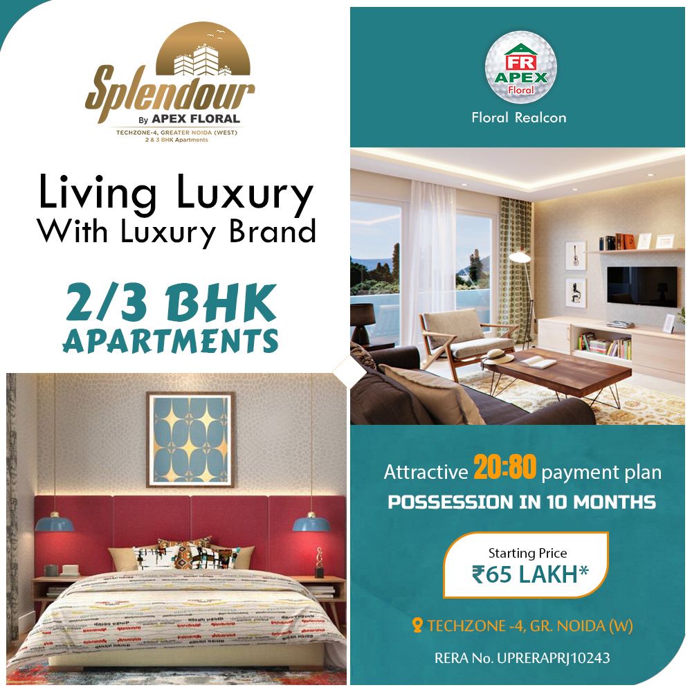 Apex Splendour |Greater Noida west|Luxury Apartment,GREATER NOIDA,Real Estate,For Sale : House & Apartment
