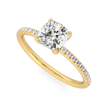 Shop Our Moissanite Cushion Cut Rings Collection,Surat,Business,Business For Sale