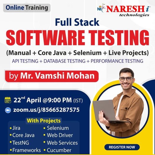 Best Selenium training in Ameerpet - Naresh IT | Hyderabad,Hyderabad,Educational & Institute,Free Classifieds,Post Free Ads,77traders.com