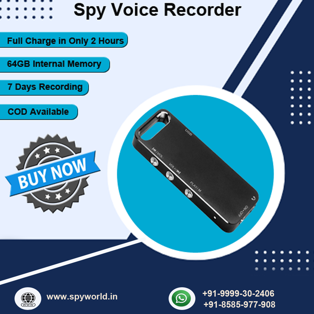 Spy Voice Audio Recorder 9999302406 – Best Deals,Delhi,Electronics & Home Appliances,Cameras & Lenses